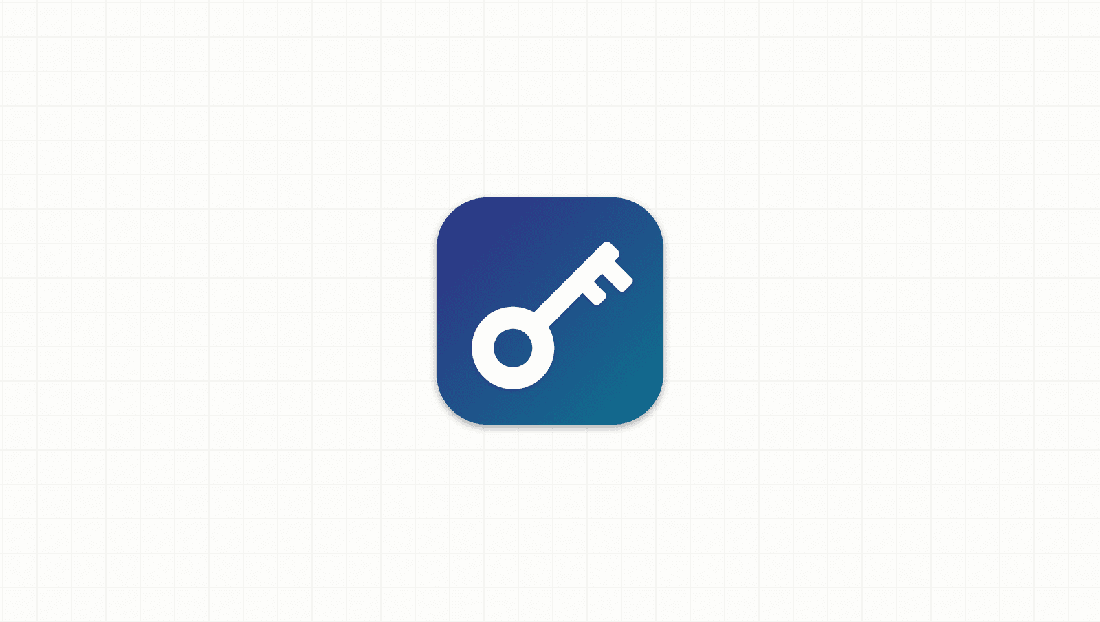 App-Symbol von Keyward auf feinem Raster
