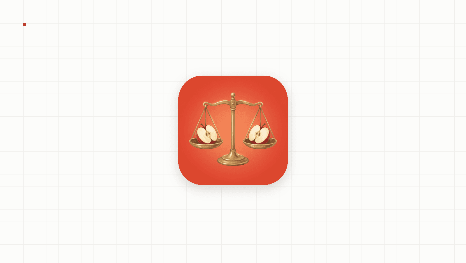 App-Symbol von StraightCut auf feinem Raster